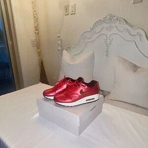 Nike Red Athletic Shoes